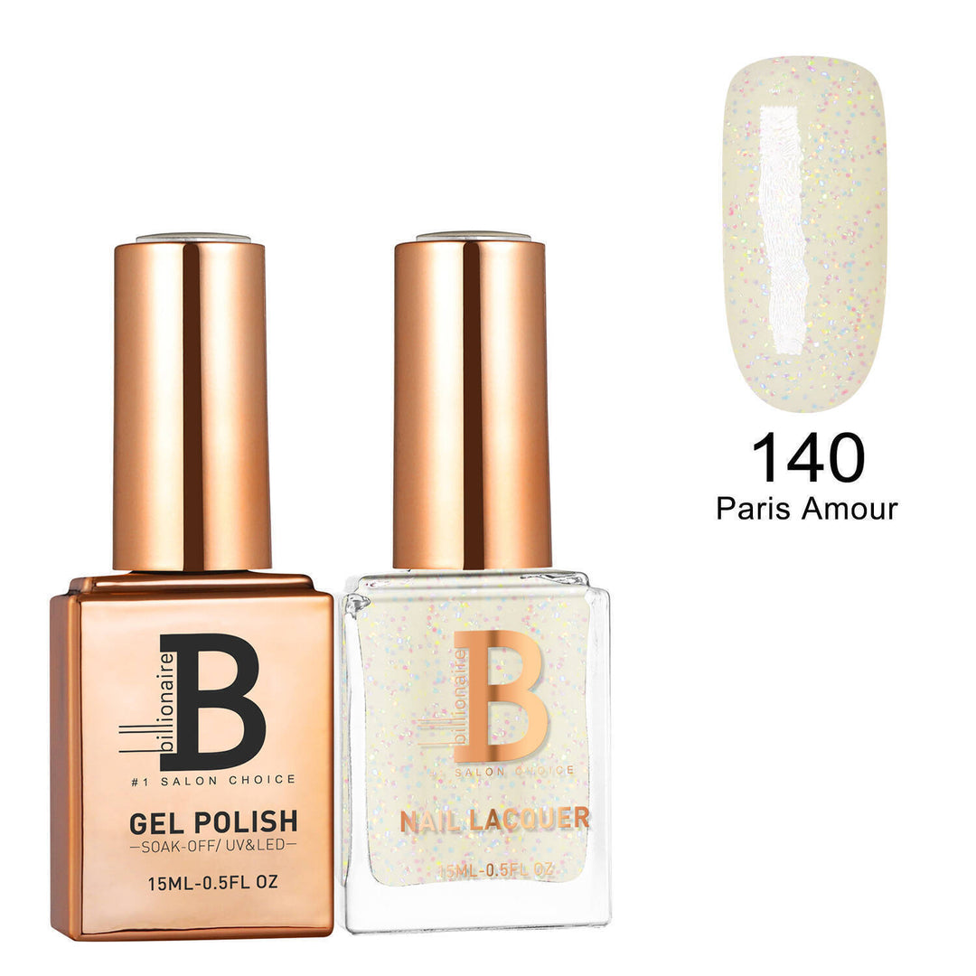 Billionaire Gel & Lacquer Duo -   140 Paris Amour (15ml)