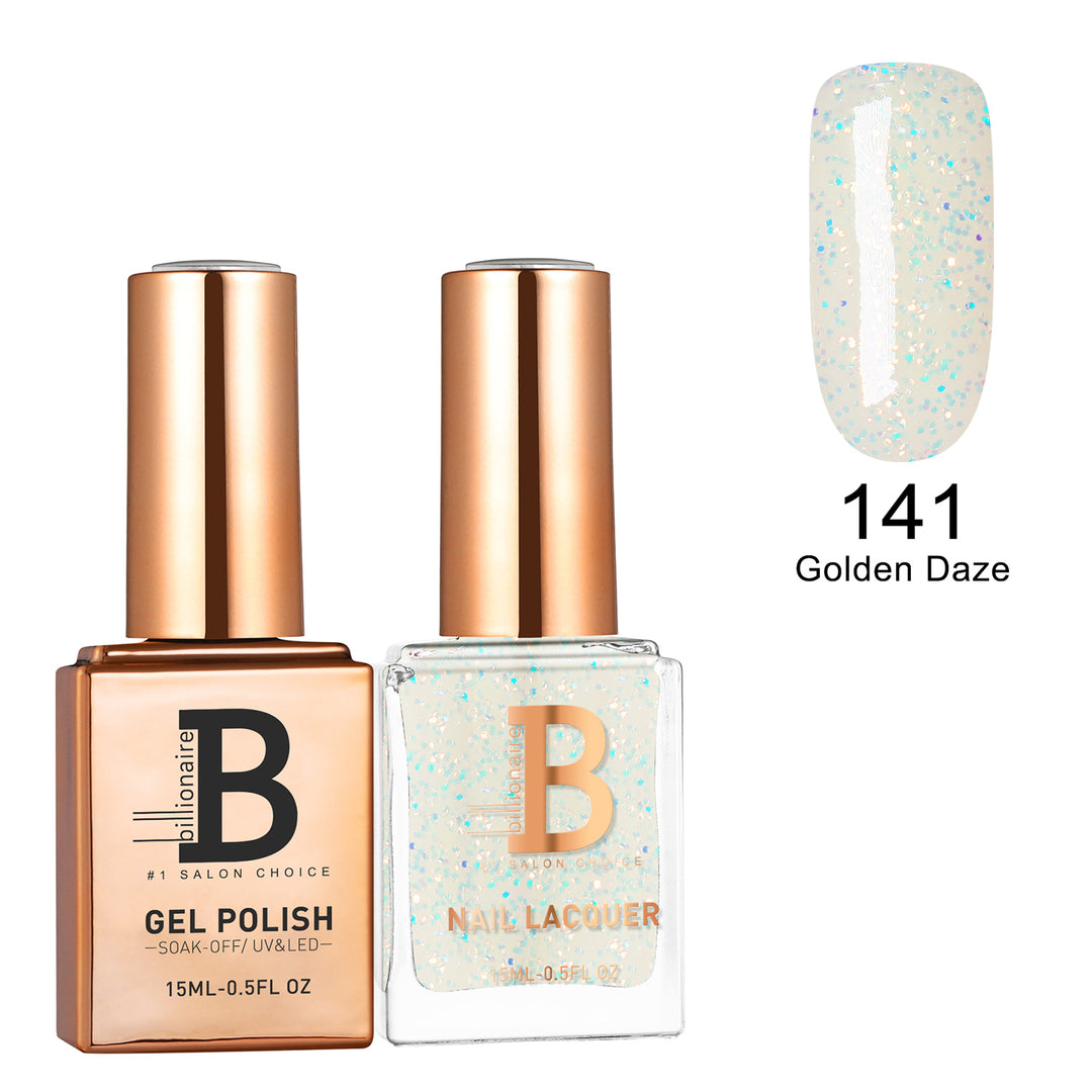 Billionaire Gel & Lacquer Duo -  141 Golden Daze (15ml)