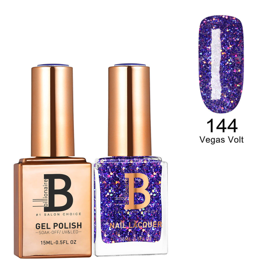 Billionaire Gel & Lacquer Duo -  144 Vegas Volt (15ml)