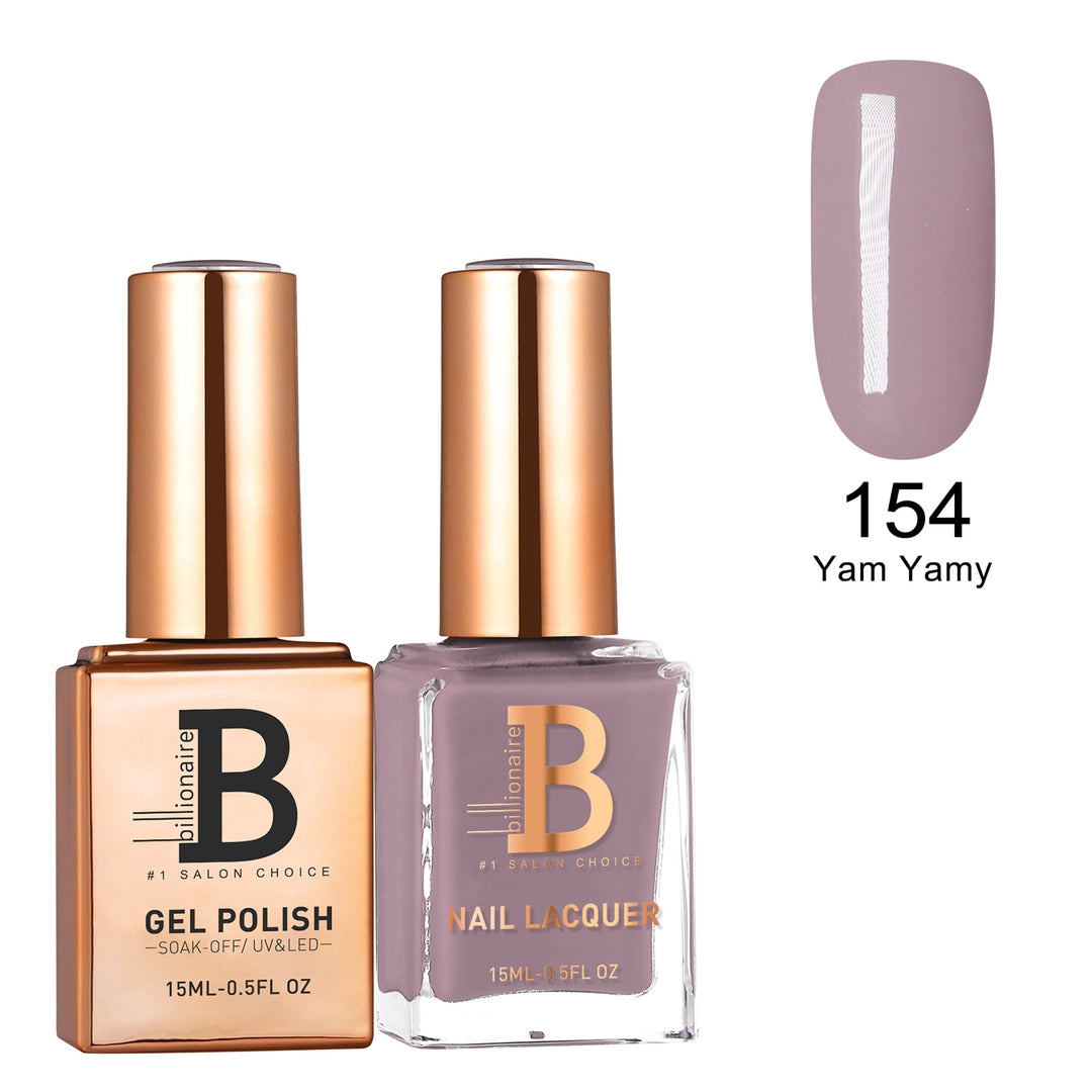 Billionaire Gel & Lacquer Duo -  154 Yam Yamy (15ml)