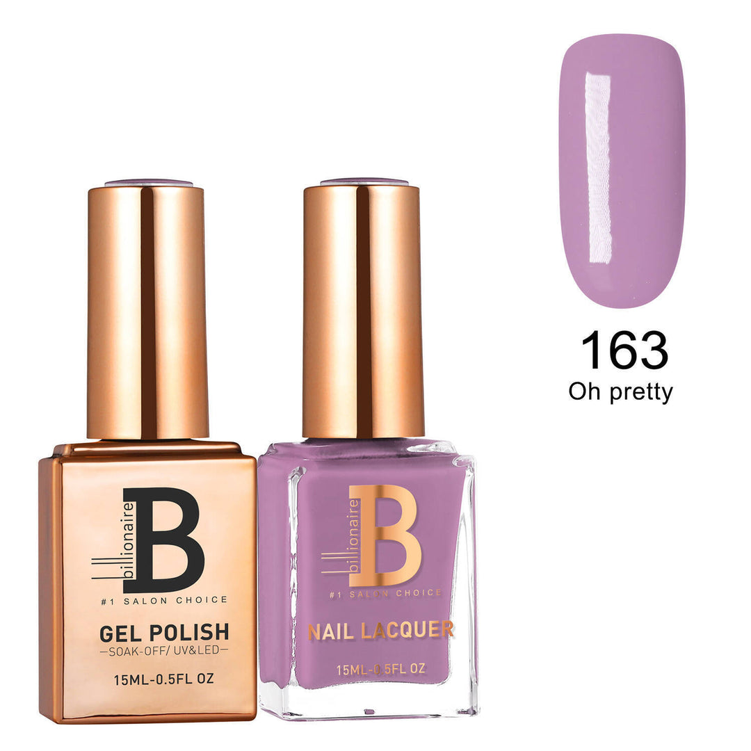 Billionaire Gel & Lacquer Duo - 163 Oh Pretty (15ml)
