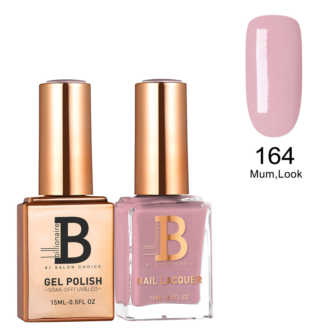 Billionaire Gel & Lacquer Duo - 164 Mum, Look (15ml)