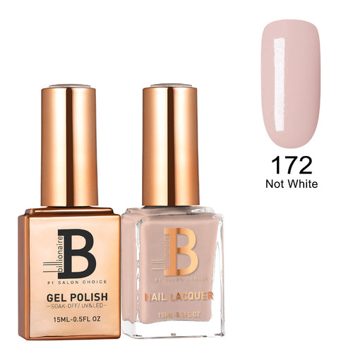 Billionaire Gel & Lacquer Duo -  172 Not White (15ml)