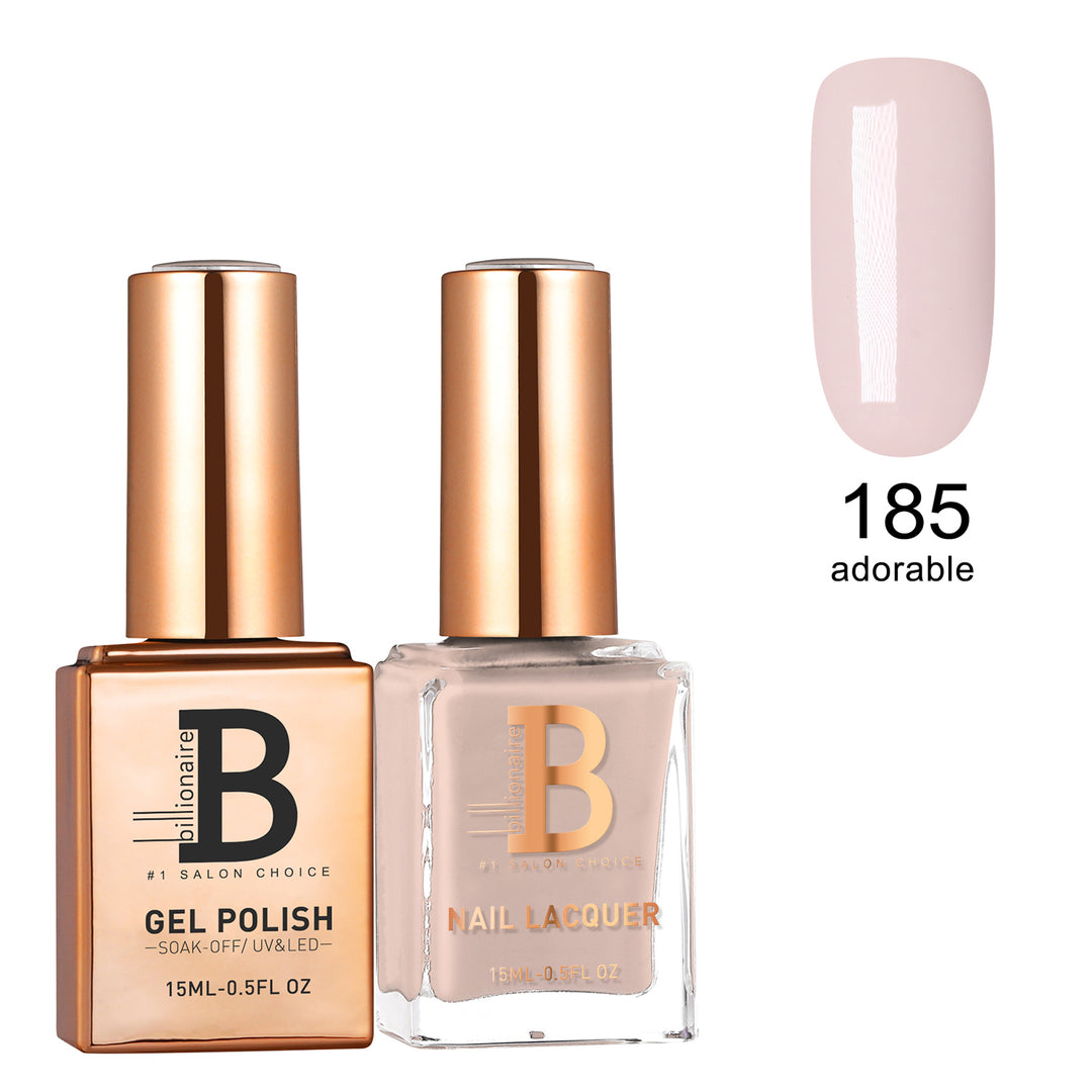 Billionaire Gel & Lacquer Duo - 185 Adorable(15ml)