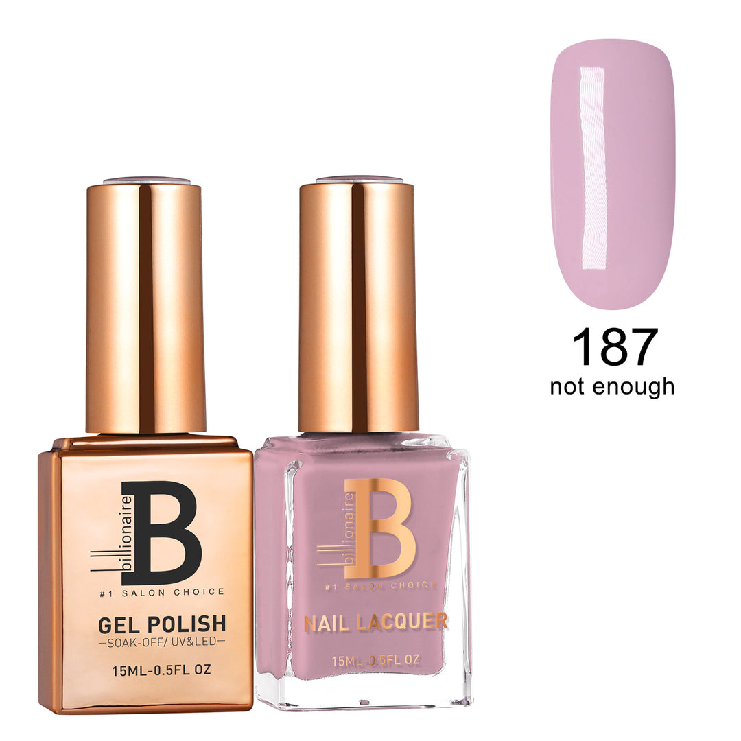 Billionaire Gel & Lacquer Duo - 187 Not Enough (15ml)