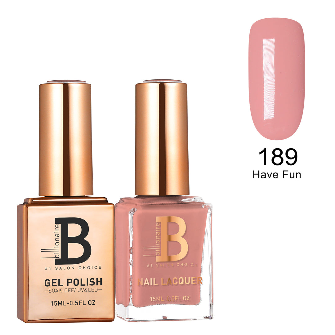 Billionaire Gel & Lacquer Duo - 189 Have Fun (15ml)