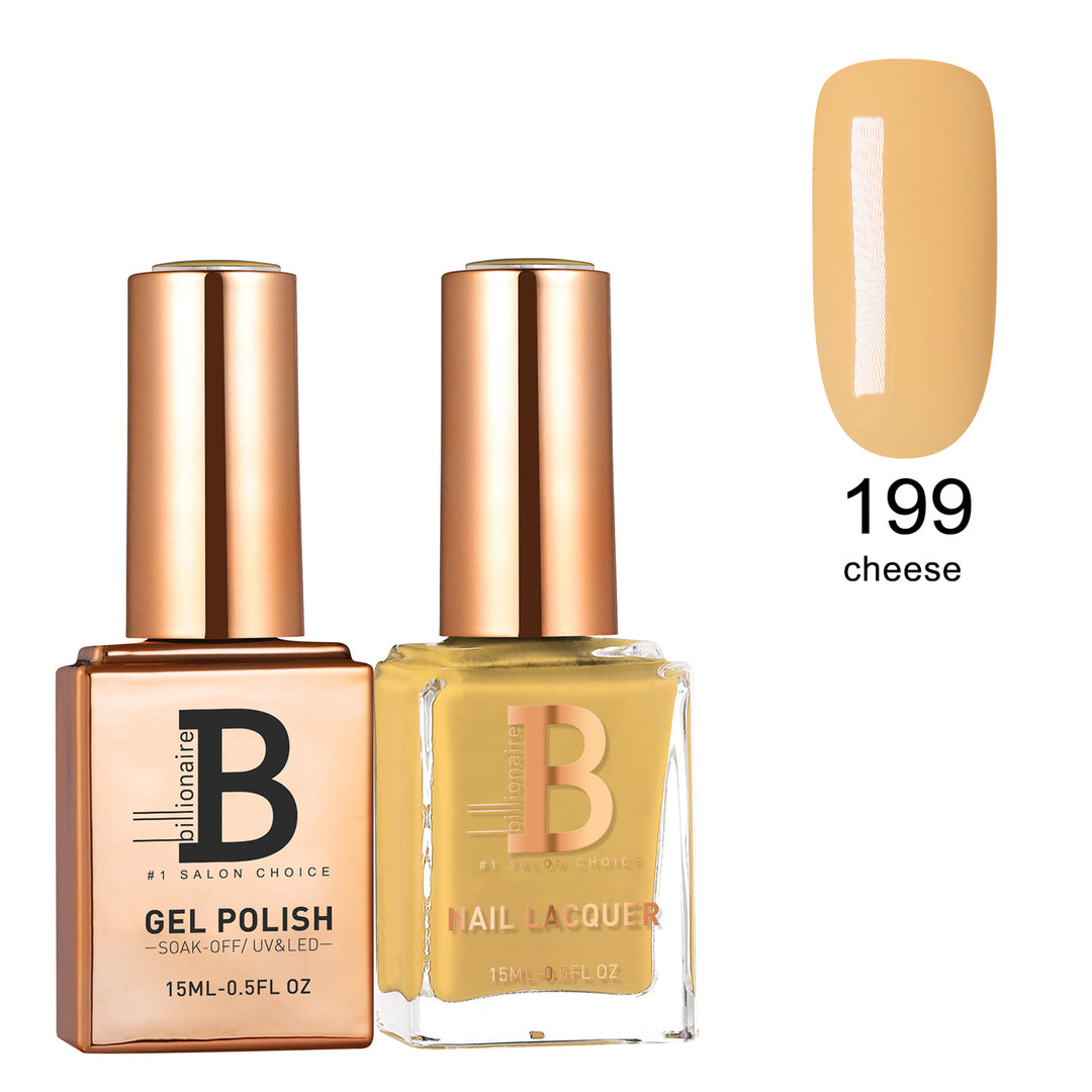 Billionaire Gel & Lacquer Duo - 199 Cheese  (15ml)