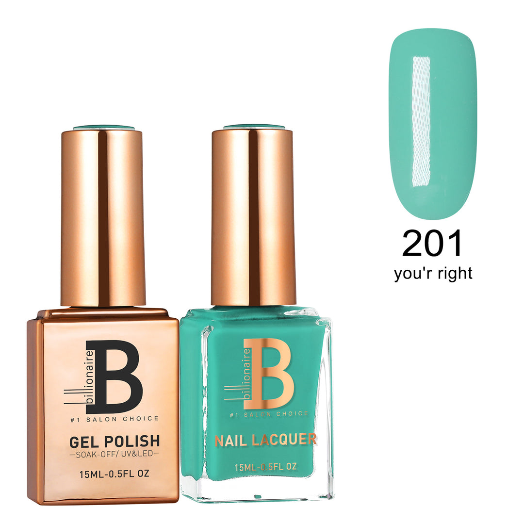Billionaire Gel & Lacquer Duo - 201 You'r Right  (15ml)