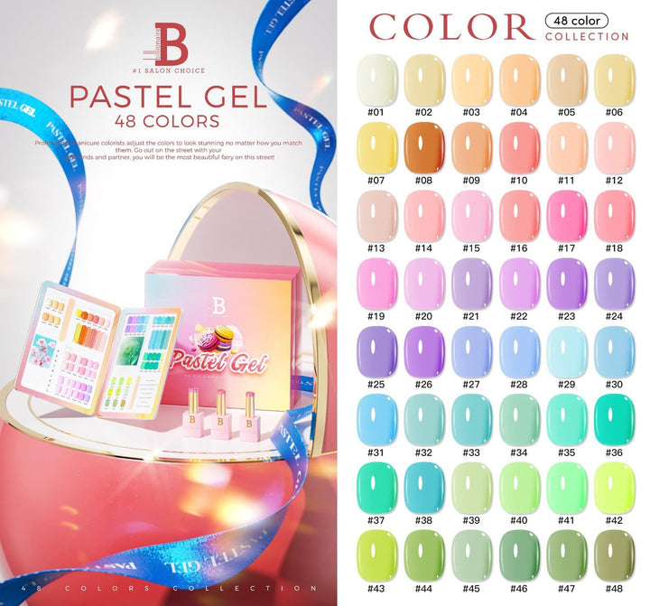 Billionaire - Soak Off UV LED Gel Polish Pastel (48 Colors Collection)
