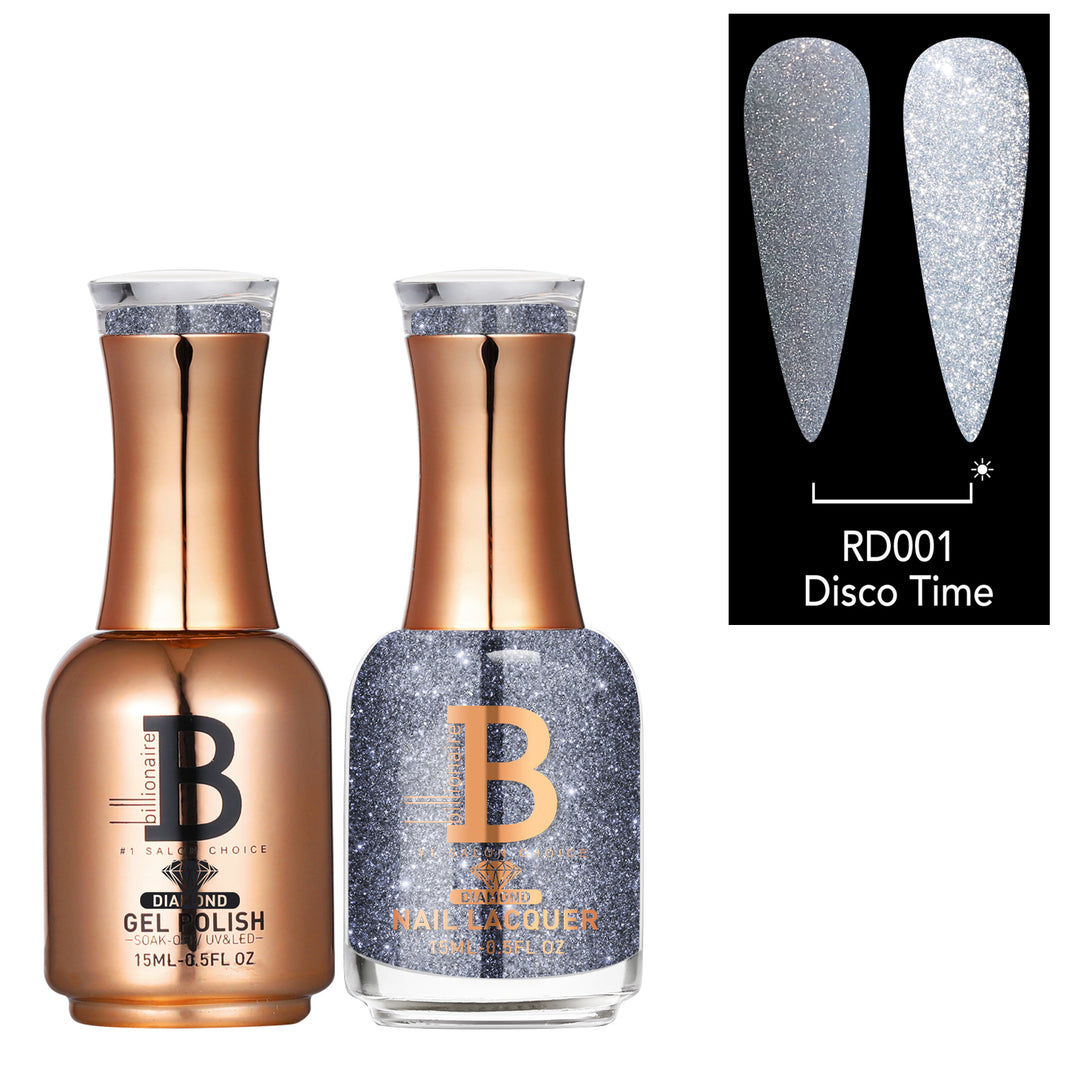 Billionaire Diamond Gel & Lacquer Duo - 001 Disco Time (15ml)