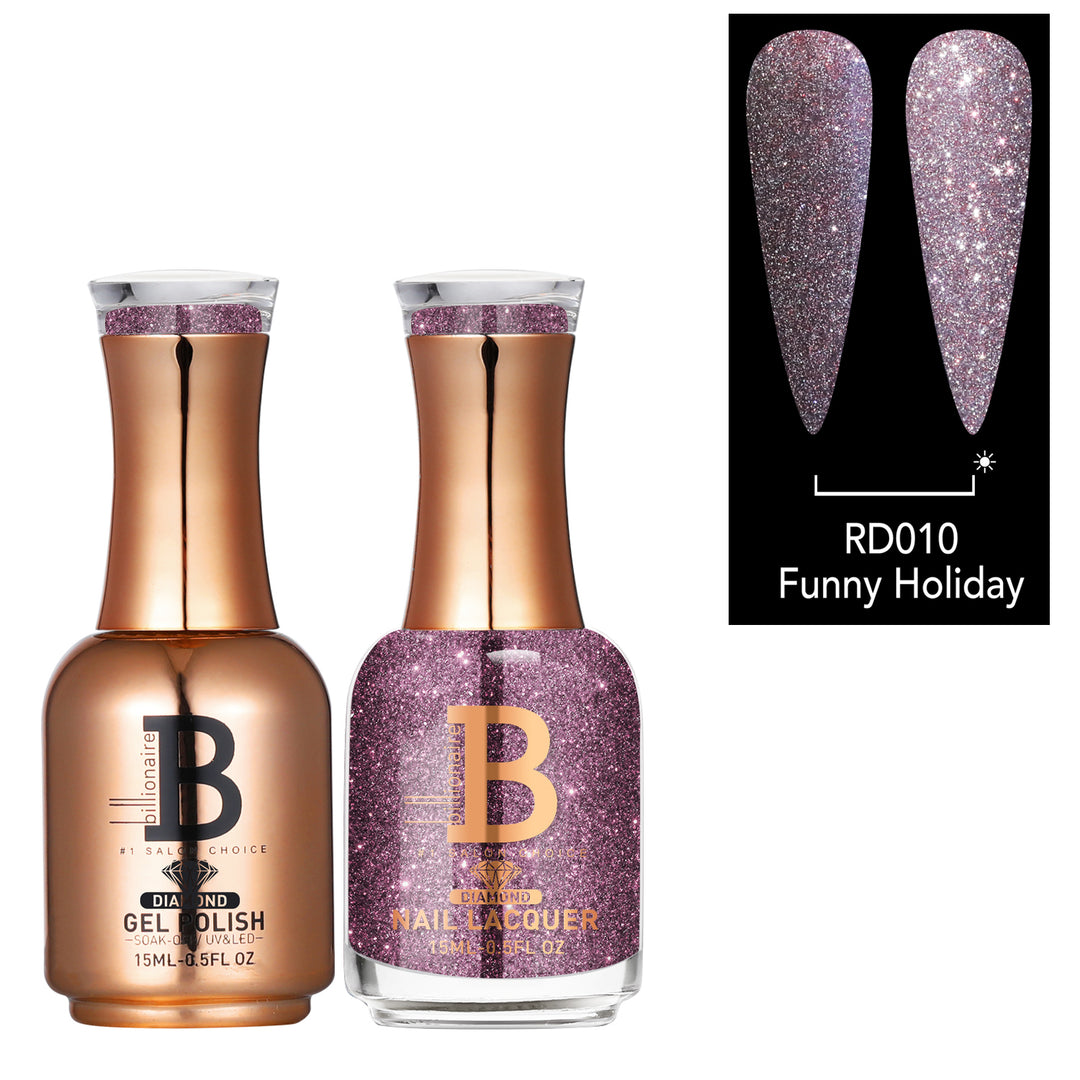 Billionaire Diamond Gel & Lacquer Duo - 010 Funny Holiday (15ml)