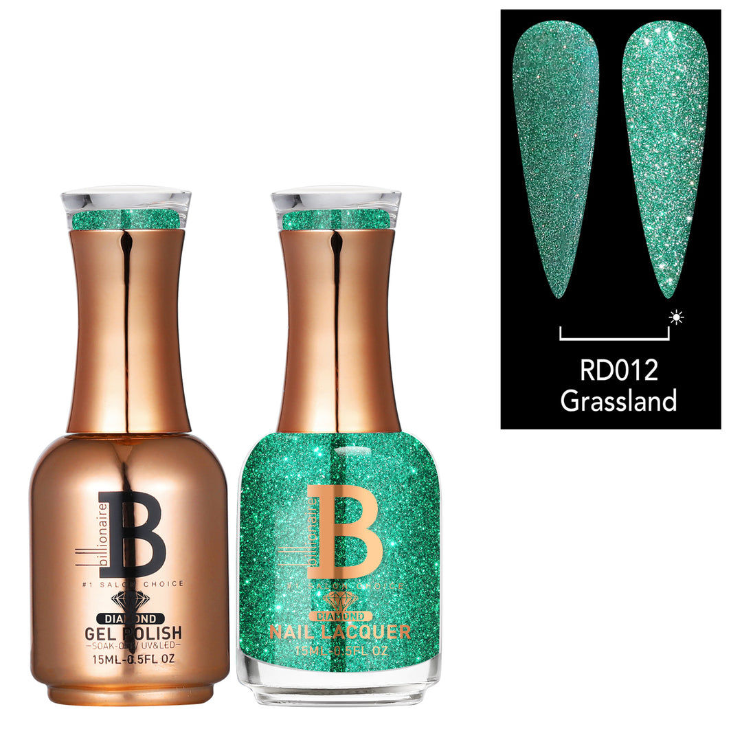 Billionaire Diamond Gel & Lacquer Duo - 012 Grassland (15ml)