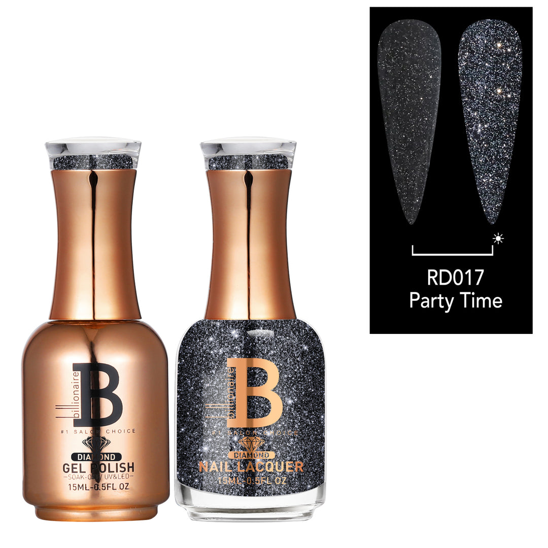 Billionaire Diamond Gel & Lacquer Duo - 017 Party Time (15ml)