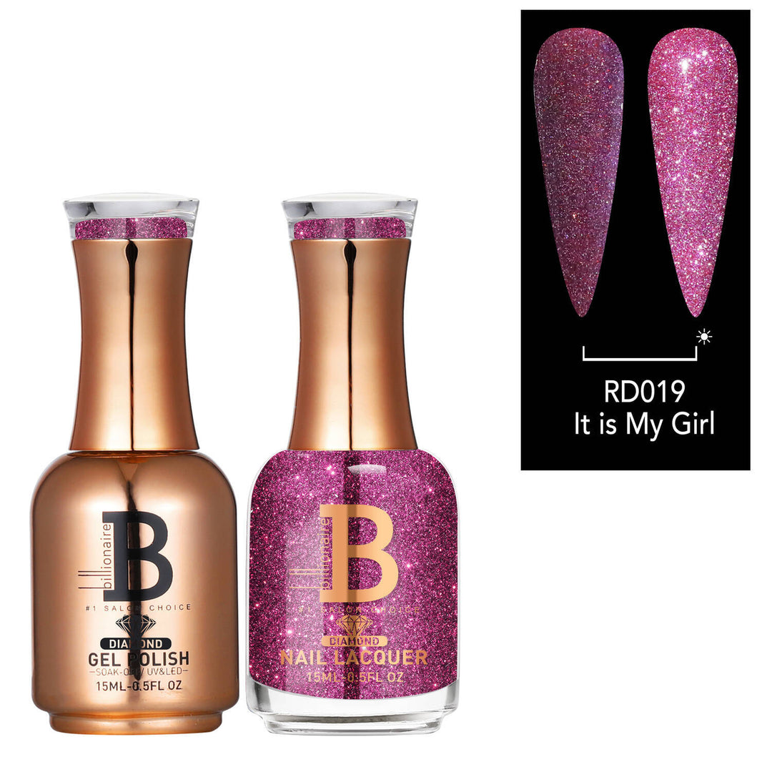 Billionaire Diamond Gel & Lacquer Duo - 019 It Is My Girl (15ml)
