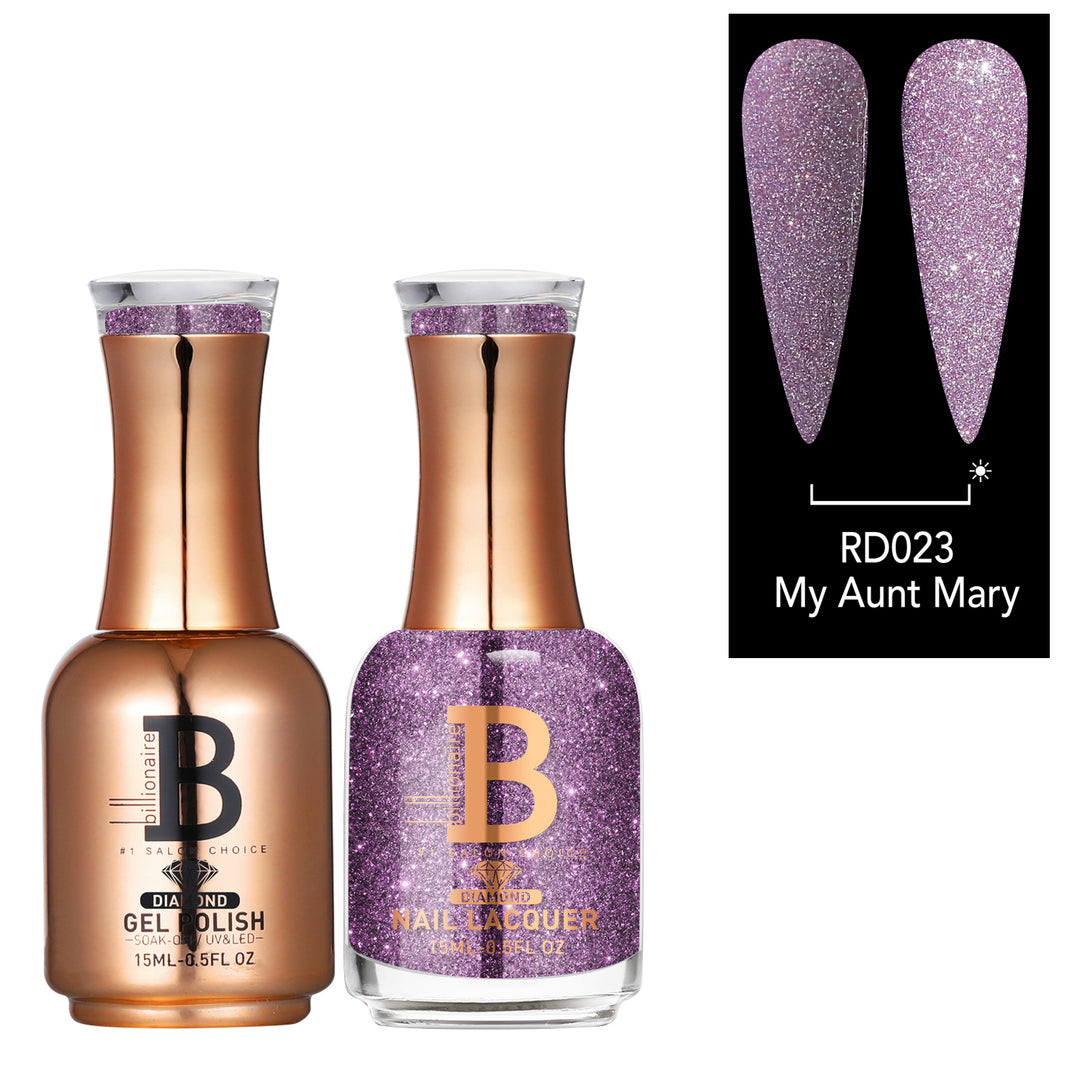 Billionaire Diamond Gel & Lacquer Duo - 023 My Aunt Mary (15ml)