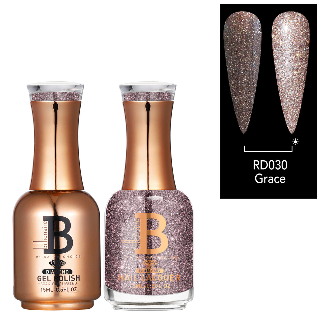Billionaire Diamond Gel & Lacquer Duo - 030 Grace (15ml)