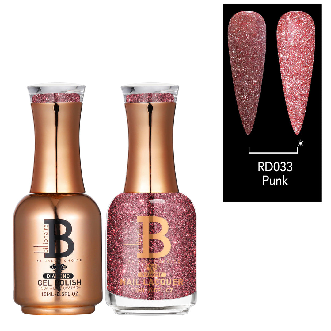 Billionaire Diamond Gel & Lacquer Duo - 033 Punk (15ml)