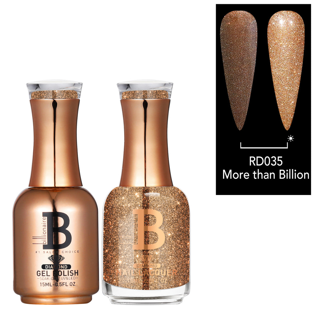 Billionaire Diamond Gel & Lacquer Duo - 035 More Than Billion (15ml)