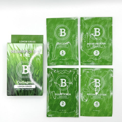 Billionaire- Deluxe Pedi Spa 4 In 1 Collagen - LEMON GRASS