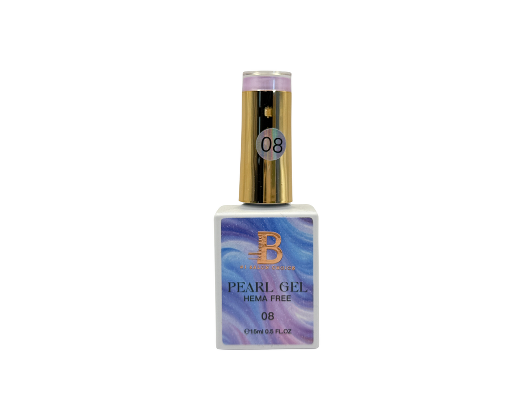 Billionaire Pearl Gel Nails Polish - Hema Free 08 15ml