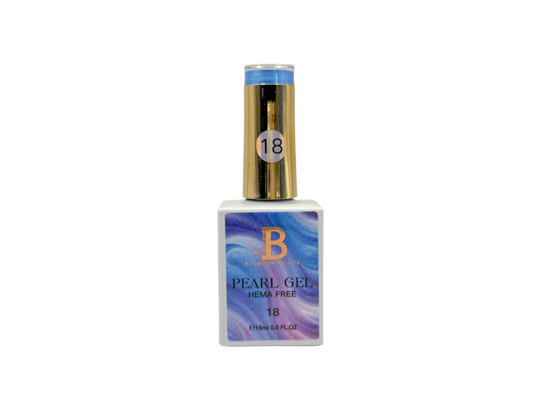 Billionaire Pearl Gel Nails Polish - Hema Free 18 15ml