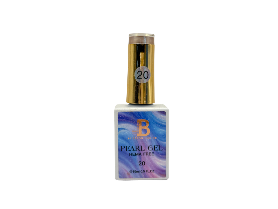 Billionaire Pearl Gel Nails Polish - Hema Free 20 15ml