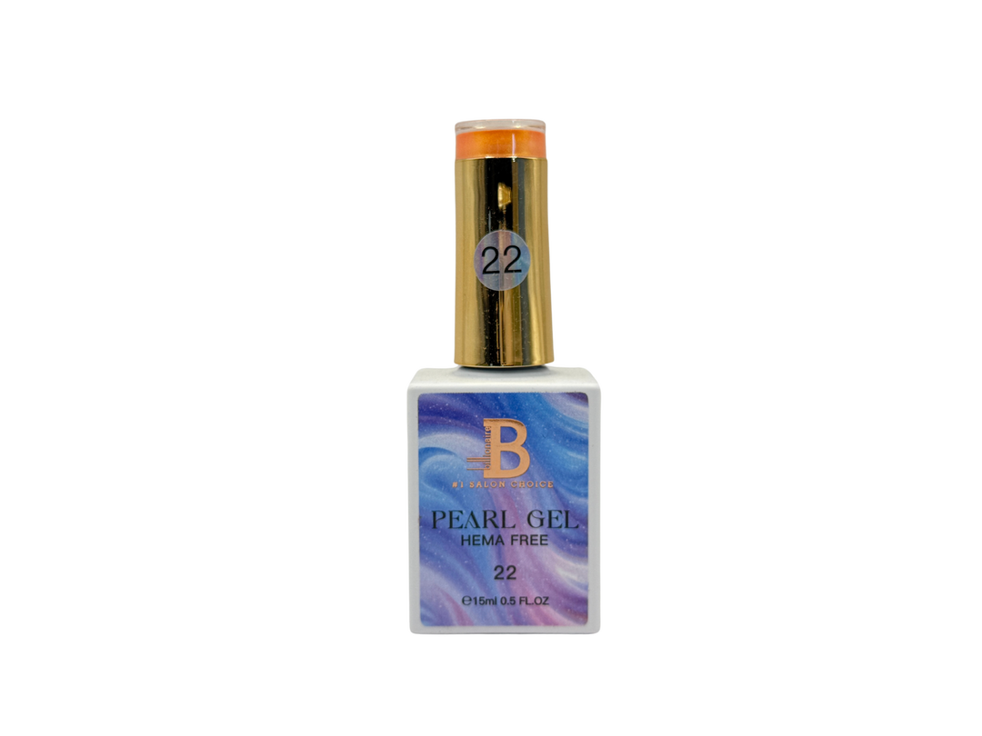 Billionaire Pearl Gel Nails Polish - Hema Free 22 15ml