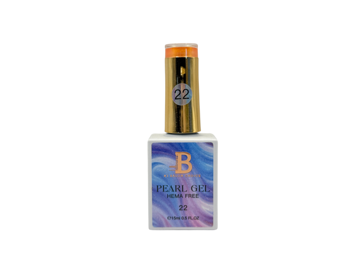 Billionaire Pearl Gel Nails Polish - Hema Free 22 15ml
