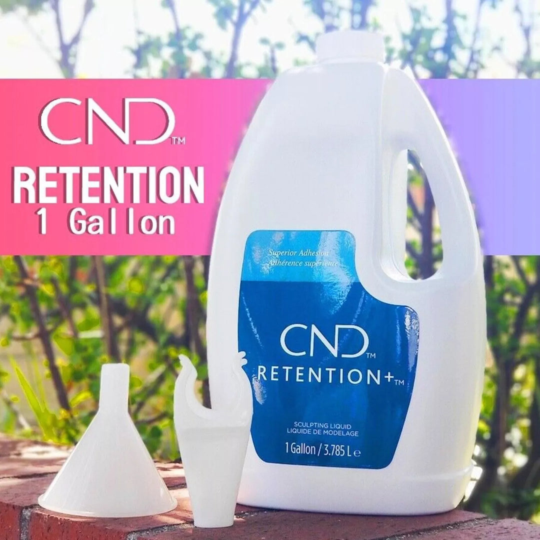 CND Retention+ Nail Sculpting Acrylic Liquid No MMA 1 gallon
