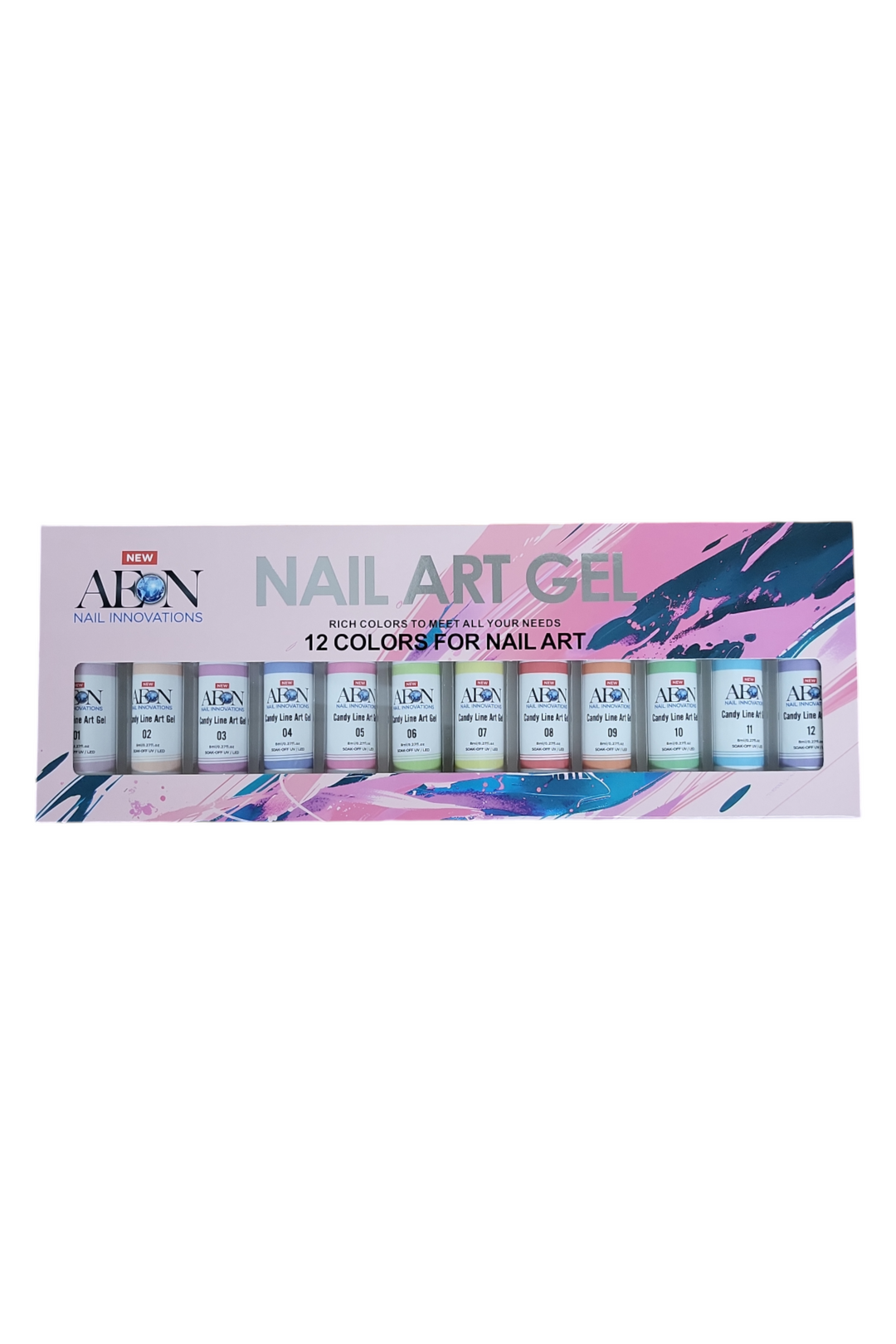 Aeon Nail Art Gel - Candy Line Art Gel Set