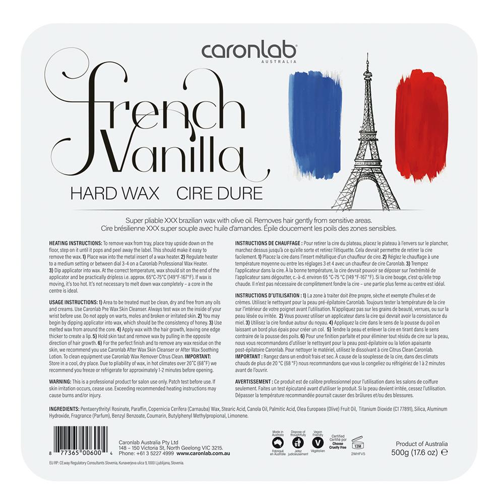 Caronlab French Vanilla Hard Wax (Tray) - 500g