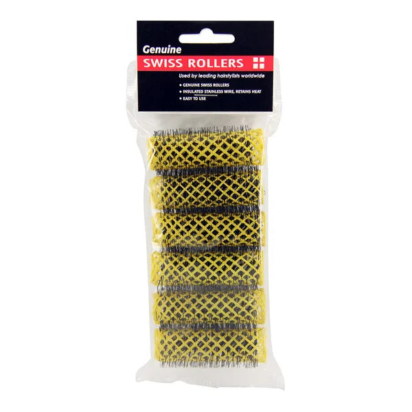 Genuine- SWISS ROLLERS - Yellow ( 6 pk)