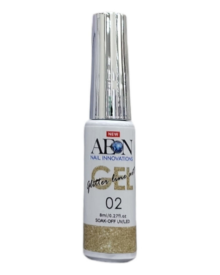 Aeon Nail Art Gel - Glitter Line Gel 02