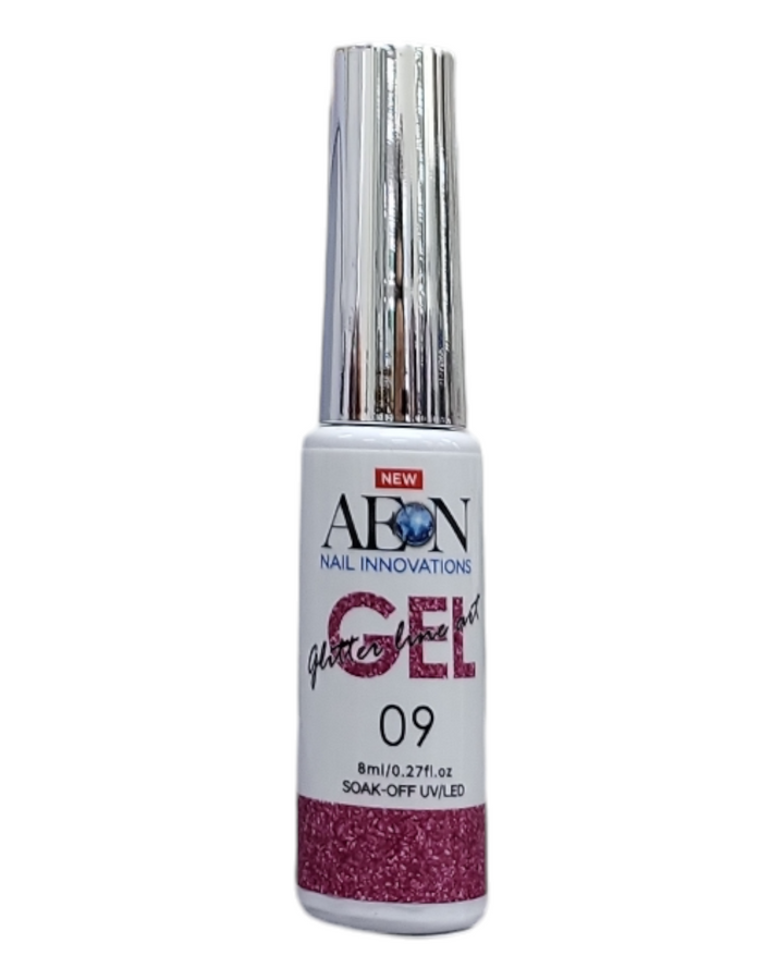 Aeon Nail Art Gel - Glitter Line Gel 09
