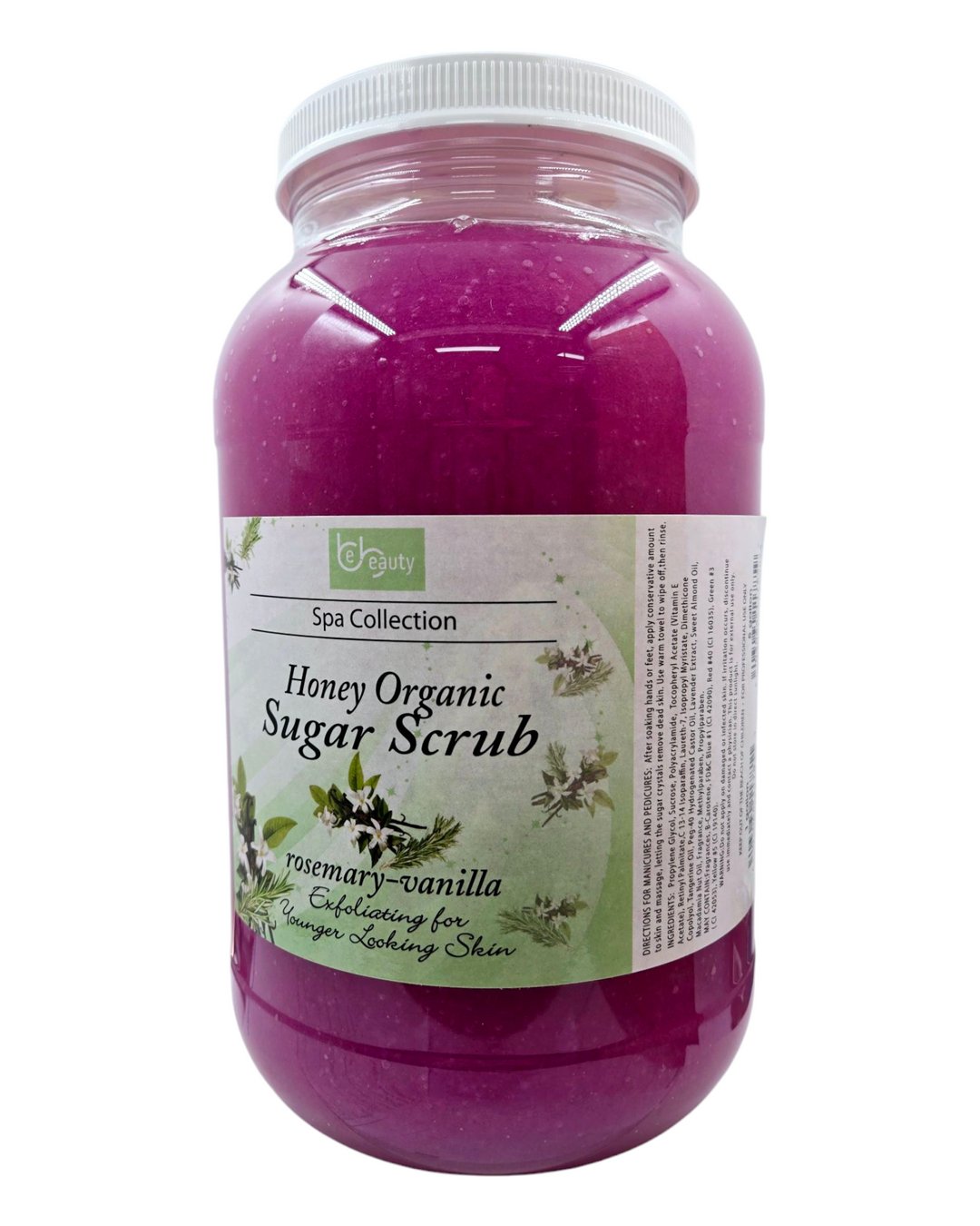 Honey Organic Sugar Scrub (Rosemary-Vanilla)