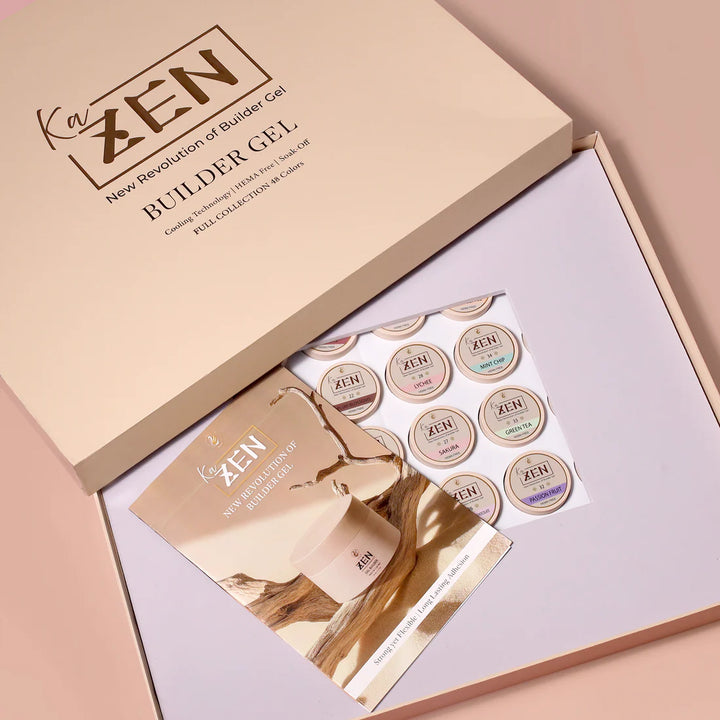 KaZEN Builder Gel - 05 ORIENTAL POPPY Cream Edition