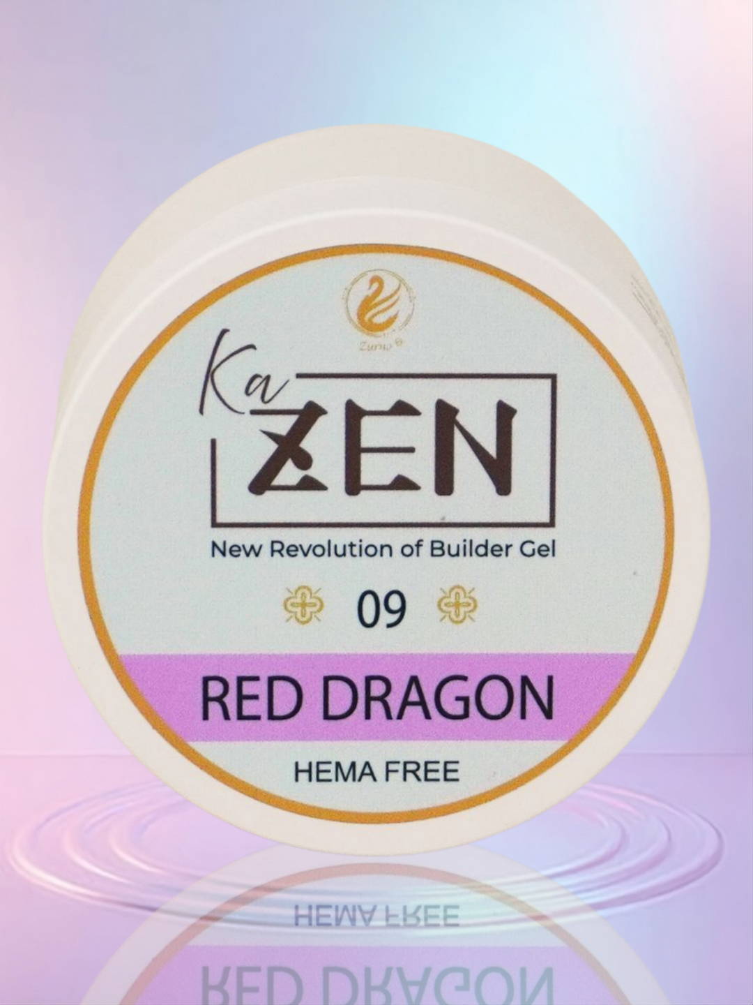 KaZEN Builder Gel - 09 RED DRAGON Cream Edition