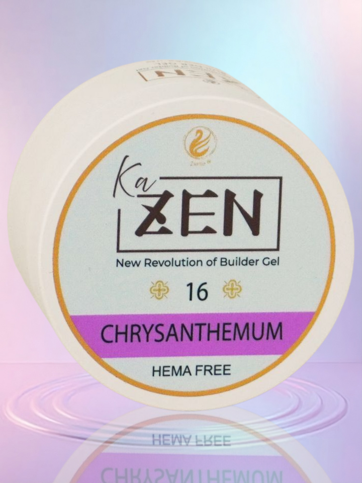 KaZEN Builder Gel - 16 CHRYSANTHEMUM Cream Edition