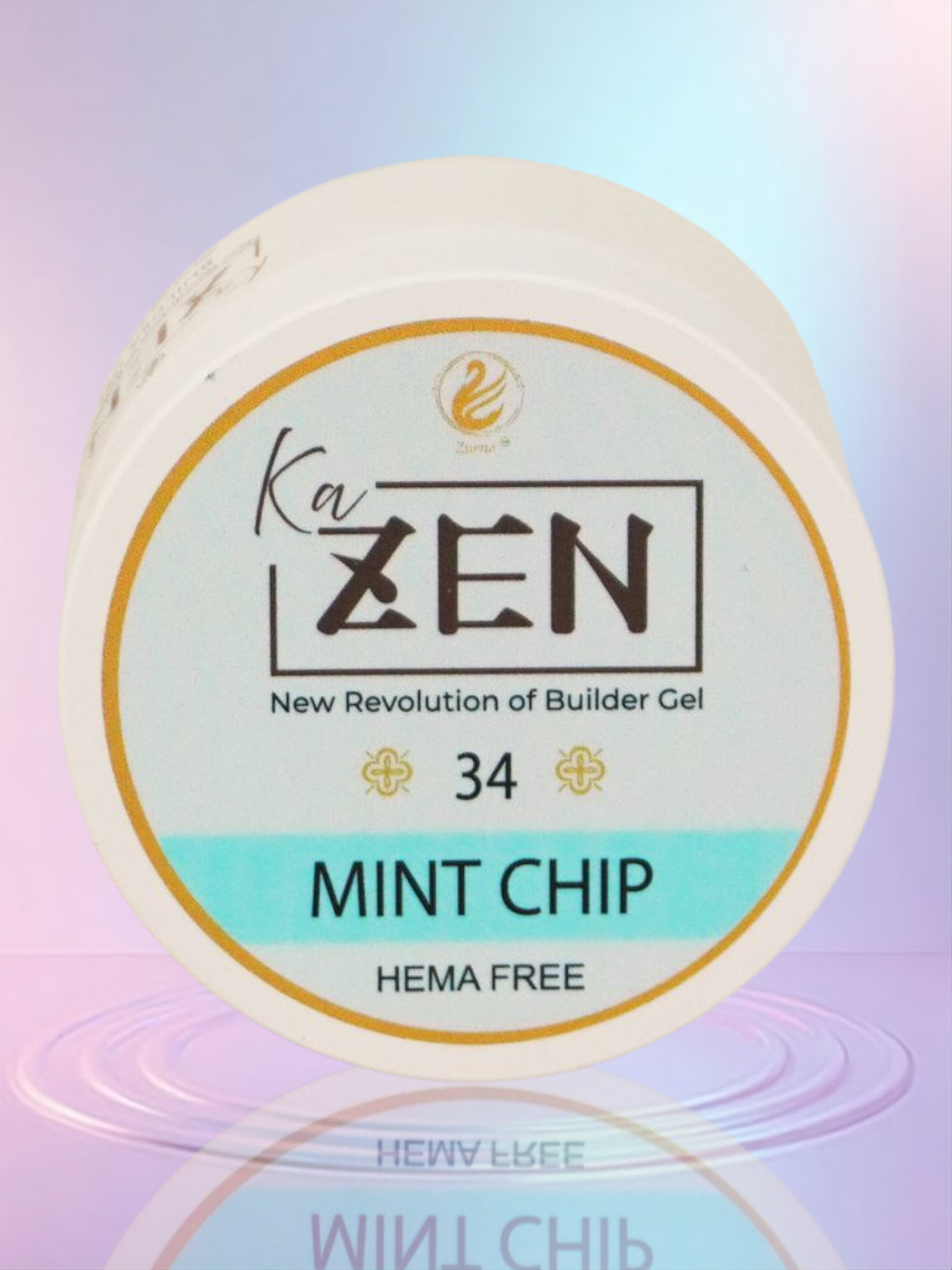 KaZEN Builder Gel - 34 MINT CHIP Cream Edition – Oz Nails & Beauty