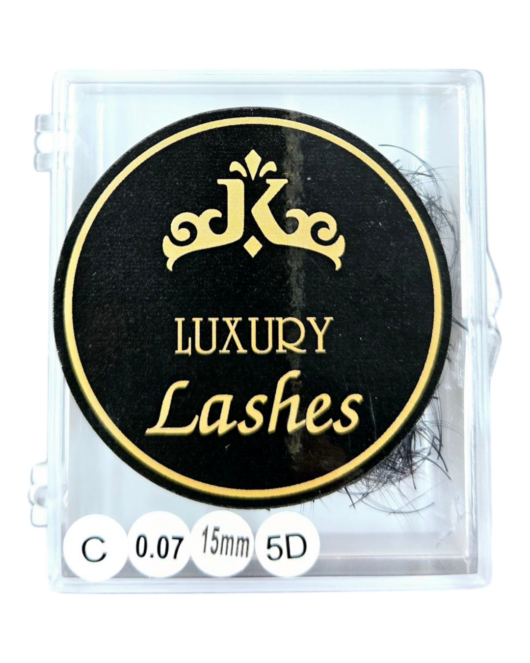 Luxury Lashes 5D 15mm 0.07 C-curl - 1000 fans