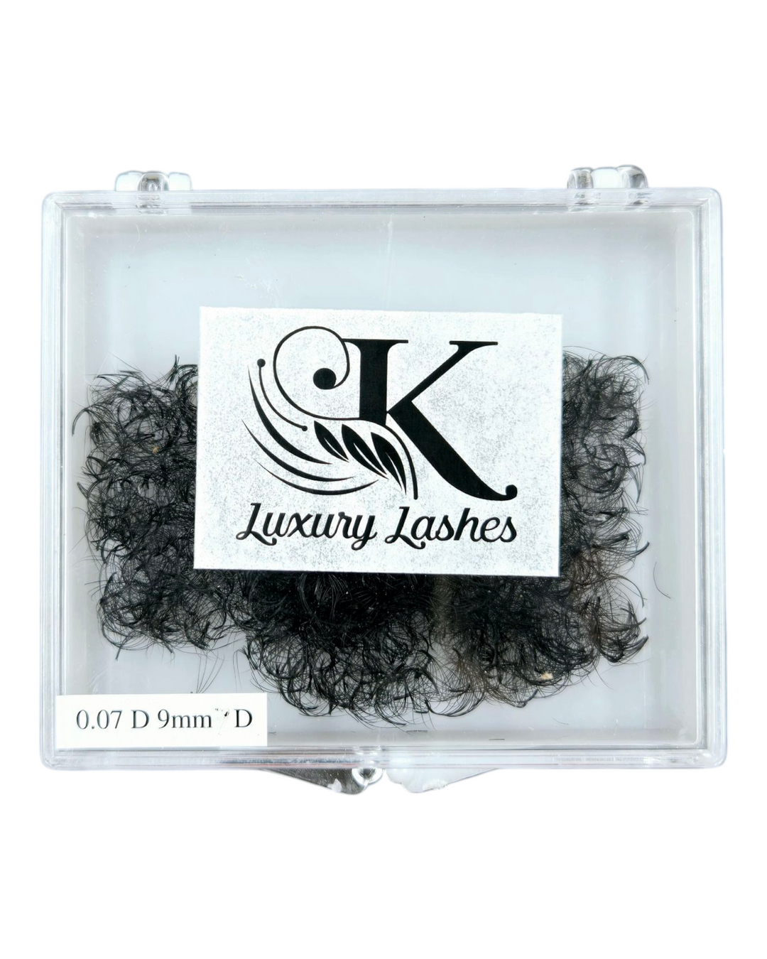 Luxury Lashes 7D 9mm 0.07 D-curl - 1000 fans