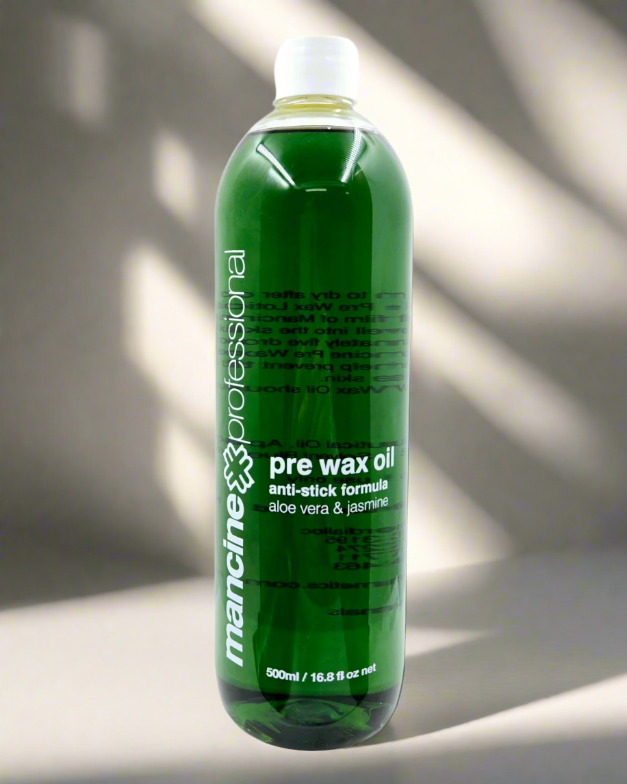 Mancine Pre Wax Oil: Aloe Vera & Jasmine 500ml