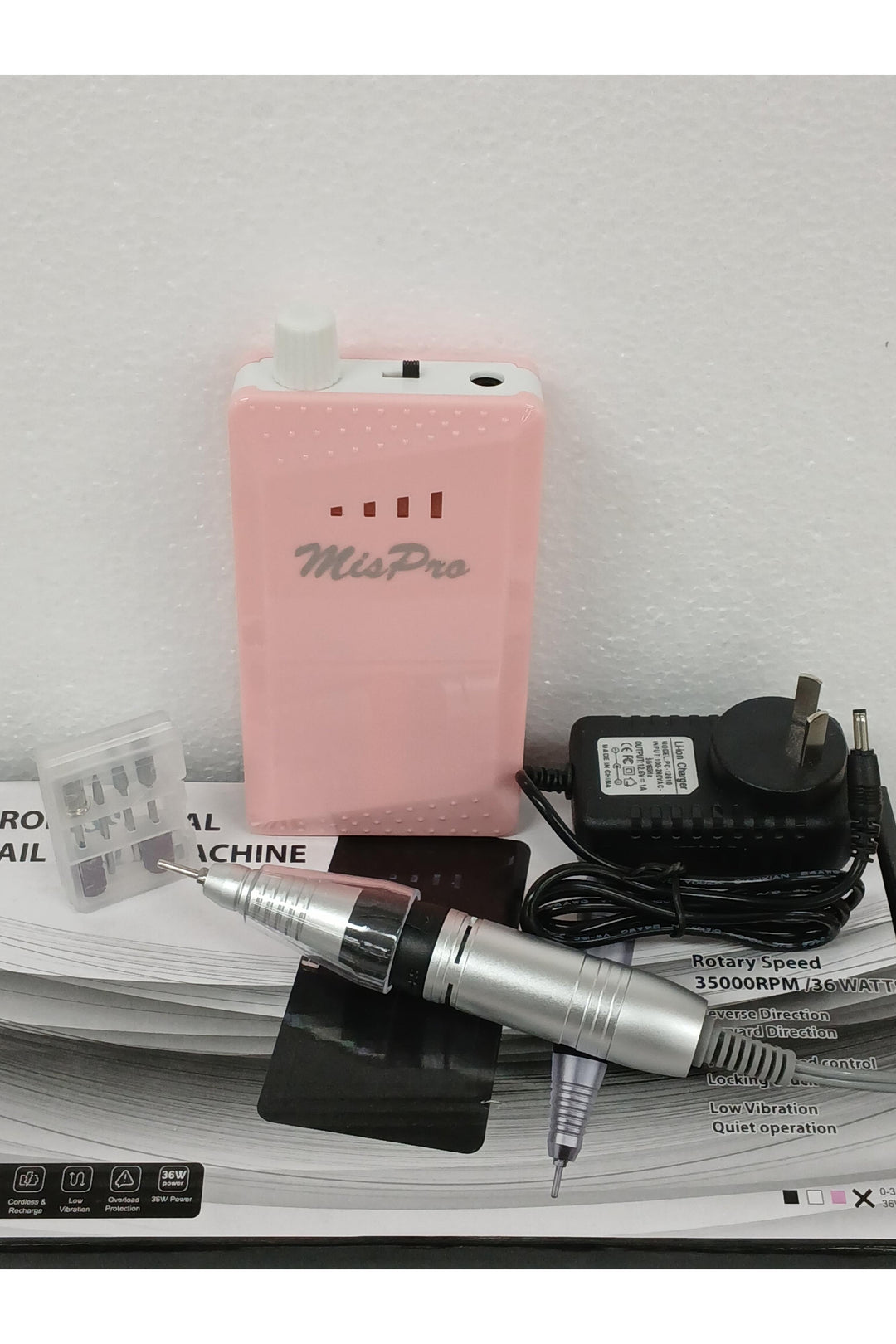 Miss Pro Portable Nail Drill Machine - Pink