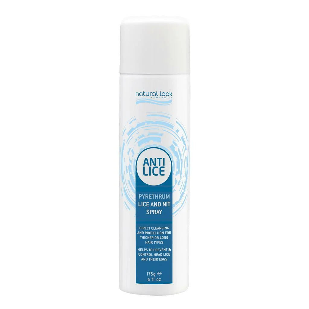 Natural Look - Antilice Pyrethrum Lice & Nit Spray- 175gr