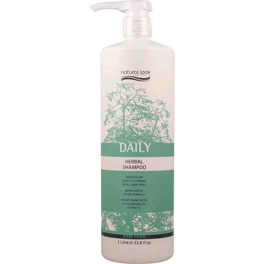 Natural Look - Daily Herbal Shampoo - 1L