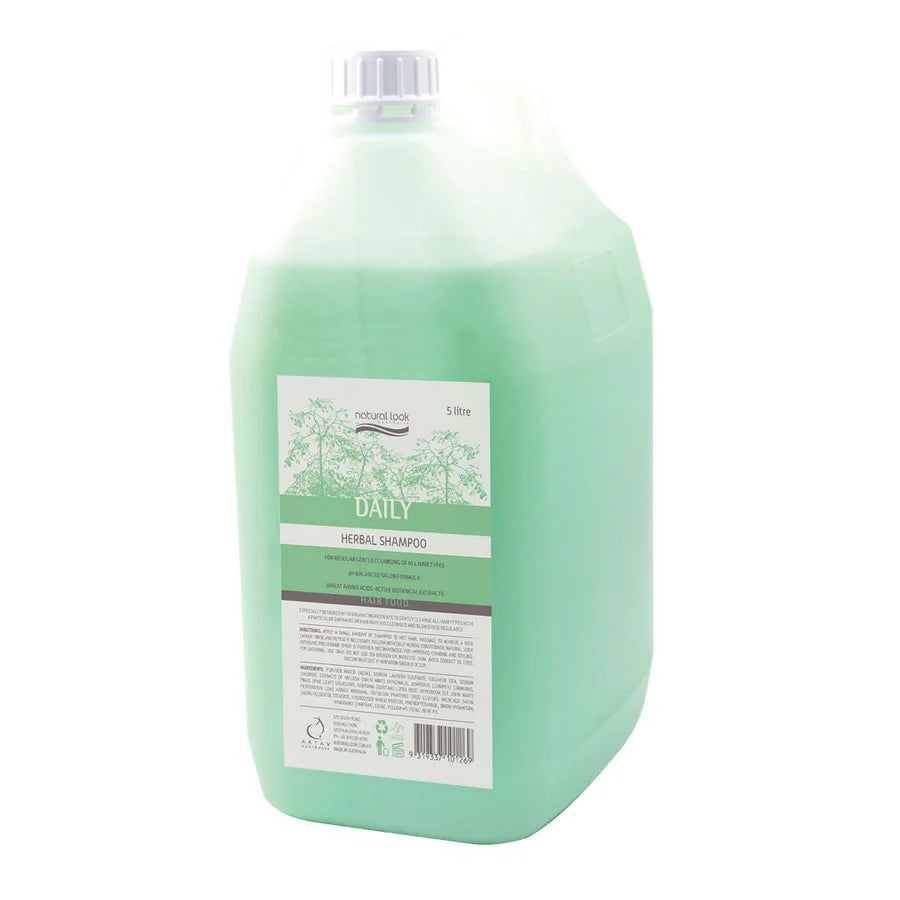 Natural Look - Daily Herbal Shampoo - 5L
