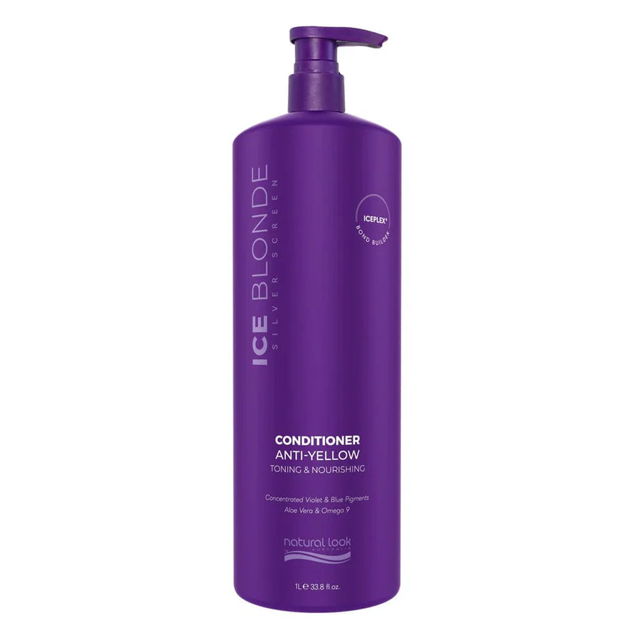 Natural Look - Ice Blonde Anti- Yellow Conditioner - 1L