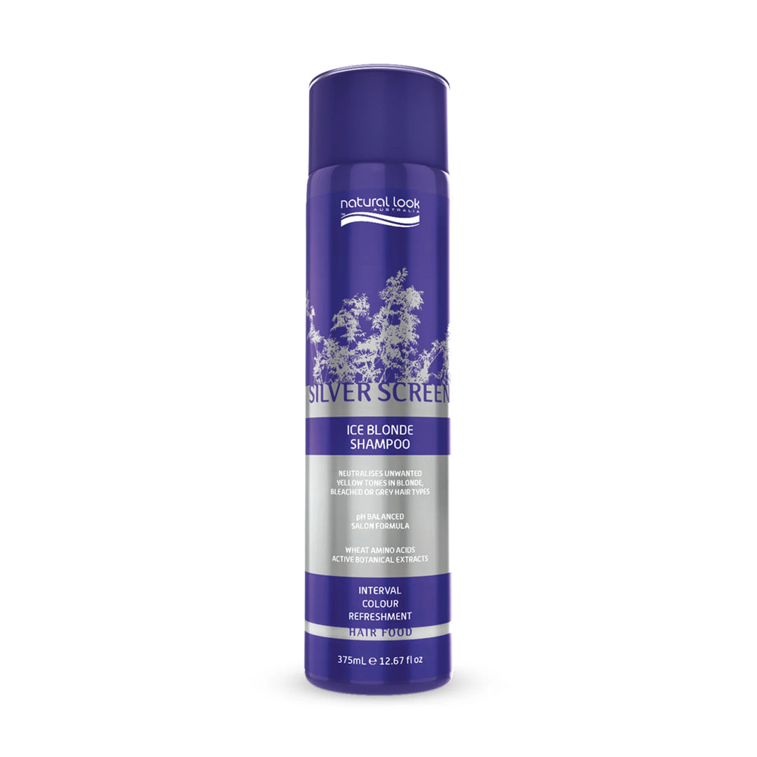 Natural Look - Silver Screen Ice Blonde Shampoo- 375ml