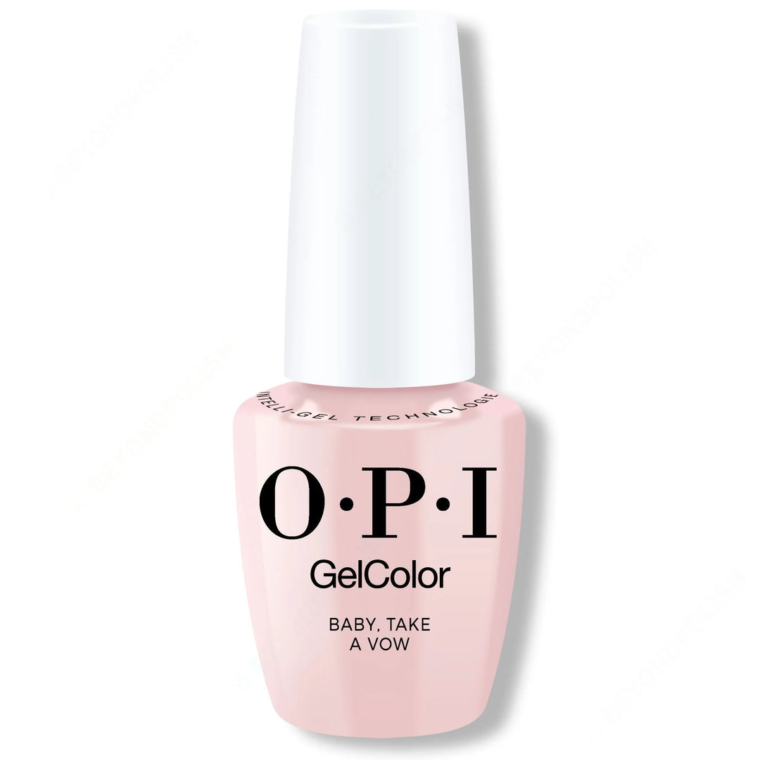 #GCSH1 - OPI GelColor Intelli-Gel - Baby, Take a Vow 0.5 oz