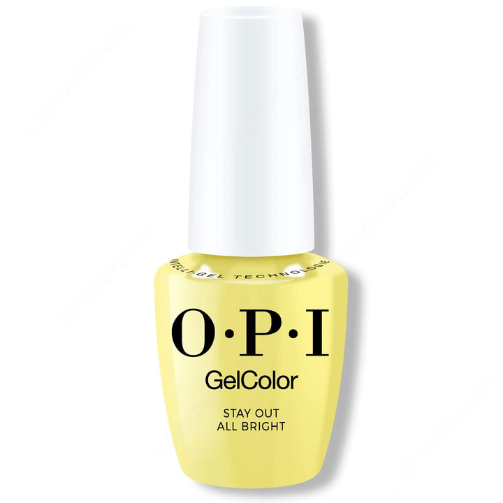 #GCP008 - OPI GelColor Intelli-Gel - Stay Out All Bright 0.5 oz